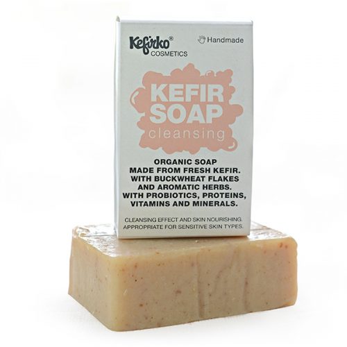 KEFIR SOAP WITH BUCKWHEAT FLAKES